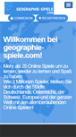 Mobile Screenshot of geographie-spiele.com